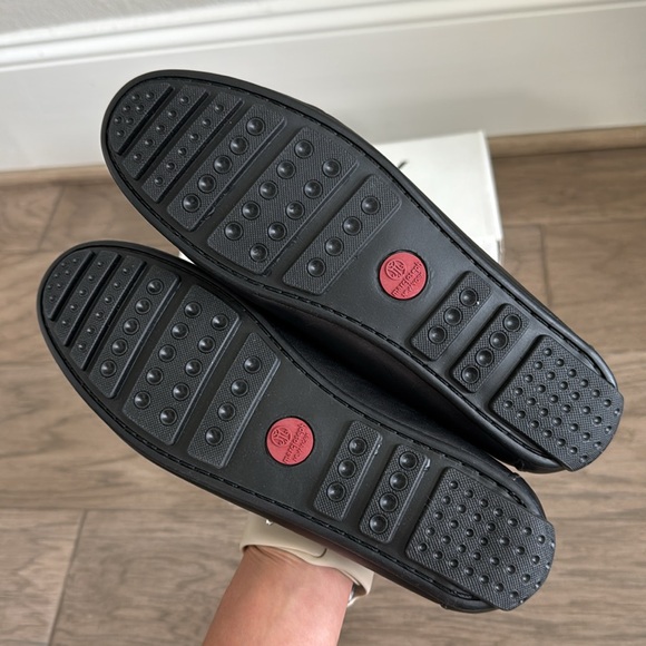 Marc Joseph Womens Black Penny Loafer - Picture 6 of 8